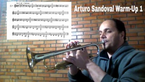 [TRUMPET WARM-UP] Arturo Sandoval Warm-Ups Exercise 1 (w/ Pedal Notes)