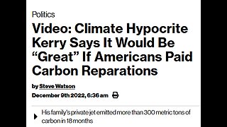 R U FEELING RICH? - GOT TOO MUCH MONEY? - YOUR GOV WANTS U 2 PAY CLIMATE REPARATIONS