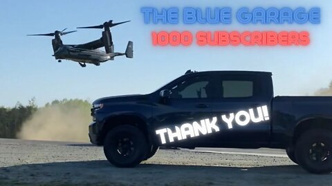 The Blue Garage, 1000 Subscribers! (Silverado Trail Boss Mods Transformation)