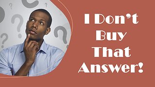 I Don't Buy That Answer!: What is 3 in 1?