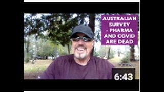 AUSTRALIAN SURVEY - PHARMA AND COVID ARE DEAD