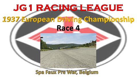 Race 4 - JG1 Racing League - 1937 European Driving Championship - Spa Faux Pre War - BEL