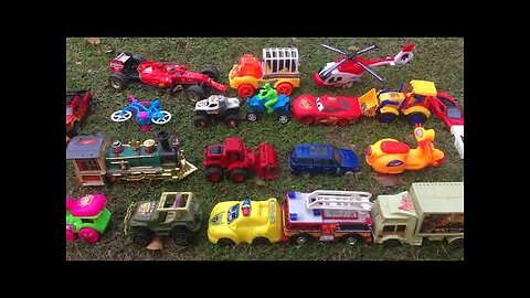 Monster Car,Train,Helicopter, FormulaF1,Bicycle,Range Rover,McQueen,Atv Bike,Fire Truck,Scooter🚂🚁🏎