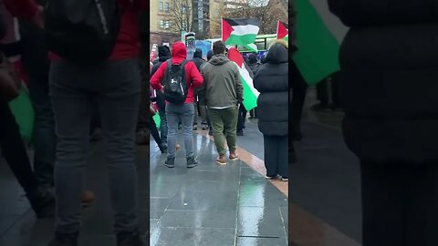 Leeds Pro-Palestinian protest (Dec 9th 2023) #leeds #protest #gaza #palestine