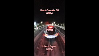 Drag Race Corvette C6 VS Supra MK5