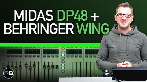 Using the Midas DP48 with the Behringer Wing