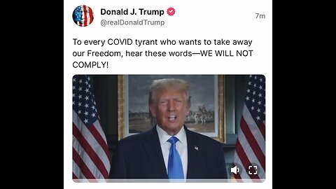 “WE WILL NOT COMPLY!” Donald J. Trump (President & Commander In Chief)