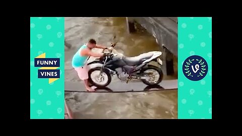 FUNNY99TEAM | BIKE FALLS INTO THE WATER! 😮| FUNNY FAILS