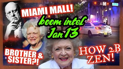 SHOCKING INTEL: BETTY WHITE AND BARBARA BUSH SISTERS!? MIAMI MALL!