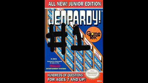 RapperJJJ Been A Long Time Since I Played This [Jeopardy: Junior Edition](NES) #1