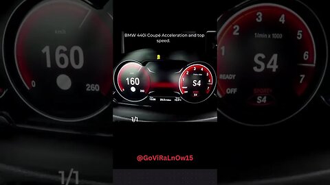 BMW 440i Unleashed Insane Top Speed & Blistering Acceleration#acceleration #bmw440i #insane