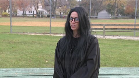 Waukesha woman wears Judge Dorow costume for Halloween