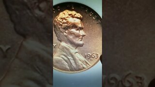 Rare 1963 Penny sold at auction! #coins #money