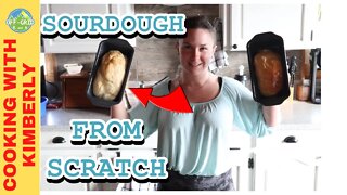 Sourdough Sandwich Bread From Scratch - Full Process // Homestead Kitchen