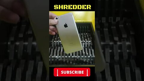 IPhone X Shredder Machine | Será que ele aguenta? Teste ASMR #Shorts