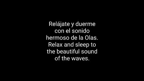 RELAJATE CON EL SONIDO DEL MAR EN PANTALLA NEGRA..(Endless Ocean: Relaxing Ocean Sounds)