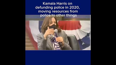 Kamala Harris on defunding police in 2020, moving resources from police to other things