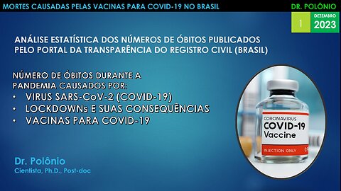 Mortes causadas pelas vacinas para COVID-19 no Brasil