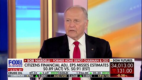 Bob Nardelli: This Administration Is Inflating Inflation, They Are Killing Middle-Market Companies