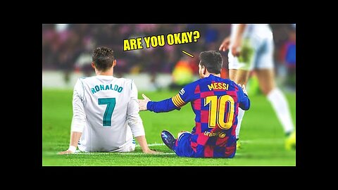 Ronaldo & Messi Chats & RESPECT Moments in Football