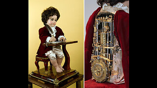 The 250 years old Dolls can write , sing and draw !!