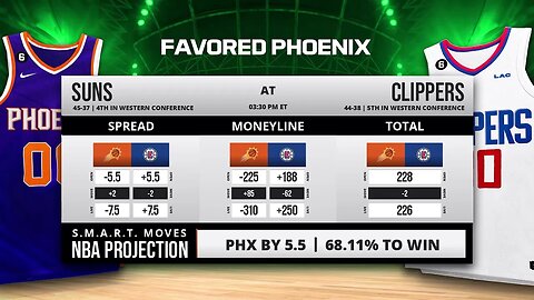 NBA Playoff 4/22 Preview: Top Picks In Suns (-5.5) Vs. Clippers!