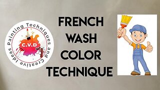 French wash color technique