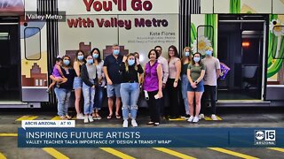 Valley Art teacher inspires students through Valley Metro contest