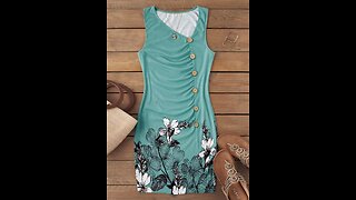 Floral Button Ruched Bodycon Dress Green - Women's Clothing Online at Amazing Price