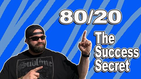 Six Sigma Black Belt Teaches You to Leverage the Secret Power of 80/20! - The Pareto Principle!