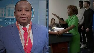African Reported Gets Jeered And Heckled By Kareen Jean Pierre And Entire Democrat Press Pool