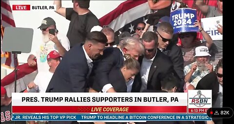 LIVE BREAKING: DONALD TRUMP SHOT AT RALLY