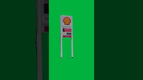Green Screen –Gas Pricing