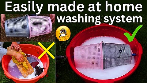 You won't believe what I made! The automatic washing machine simple inventions