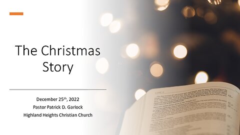 Luke 2 "The Christmas Story"