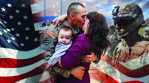 Emotional Reunion of Soldiers Coming Home