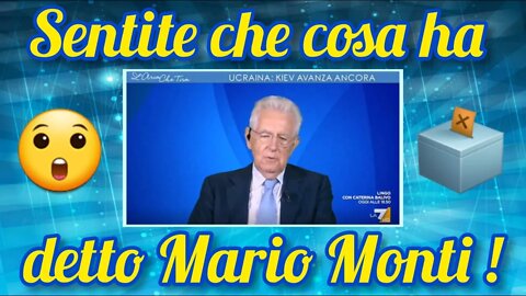 Lo strano discorso di Monti su Italexit di Paragone!