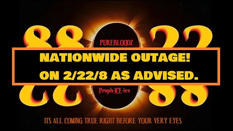 NEWSBREAK- MAGAT ALERT! JUST WARNED 2/22/8 BRINGS MORE CARNAGE. NATIONWIDE OUTAGE LOOMING!