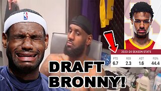 LeBron PANICS! BEGS Lakers to DRAFT Bronny as he THROWS his teammates UNDER THE BUS after LOSS!