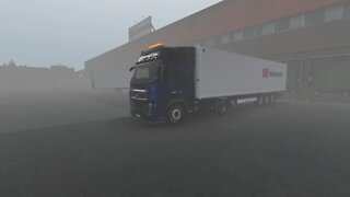 Eurotrucksimulator 2. Mit dem LKW durch Europa Auf der Pro Mod mit guter Musik.