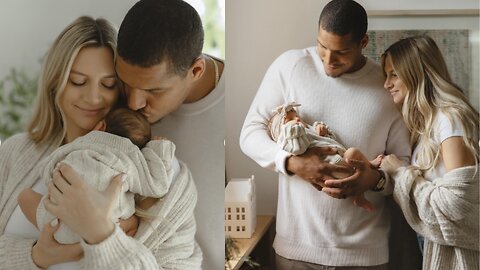 Allison Kuch and Isaac Rochell are officially parents after welcoming their first baby, Scottie Bee