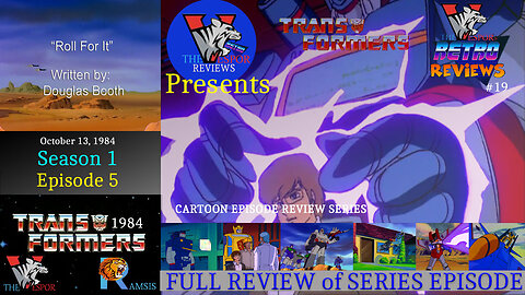 The Transformers (1984) "Roll For It" | S1 E5 FULL Review | Reaction and Thoughts..