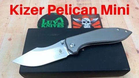 Kizer Pelican Mini / Kmaxrom design / Includes disassembly / smooth drop shut action !
