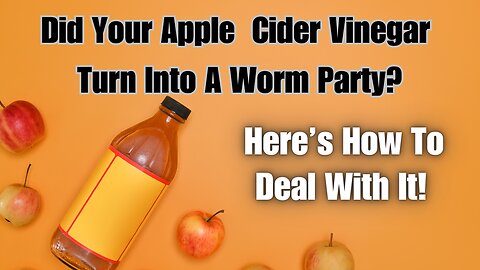 Tiny Terror in Your Tonic: Are Worms In Your Apple Cider Vinegar Dangerous? (Spoiler: Not Really!)