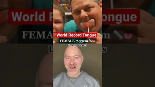 World Record Tongue 😝 #shorts