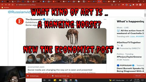 Horse Hanging Art - Trojan Horse Virus? Lets Review The Economist cover : Apr 23, 2022 3:45 AM