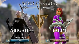 Abigail (SeaKingCarter10) VS Talim (Âmesang) (SoulCalibur™ VI: Online)