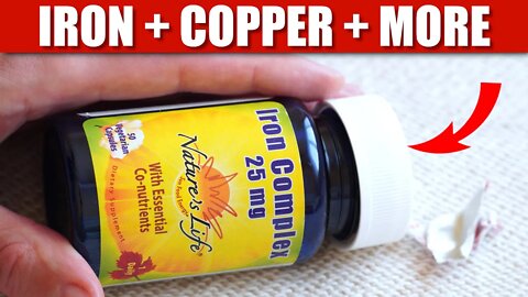 Unboxing Nature's Life Iron Complex 25 mg 50 Vegetarian Capsules