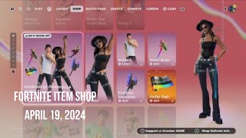 Fortnite Item Shop|April 19, 2024(Coachella Bundle Have Returned)