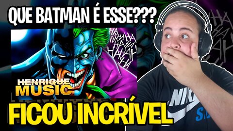 REACT Rap do Batman (DC COMICS) - O SEU MAIOR MEDO | Ft. @Akashi Cruz | Henrique Mendonça